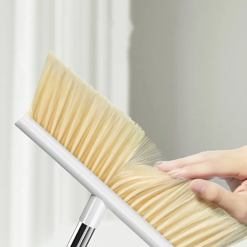 Magic Broom and Dustpan Set Household Soft Hair Floor Cleaning Brooms Non-Slip Magnetic Handle Windproof Crumb Collector | Дом и сад