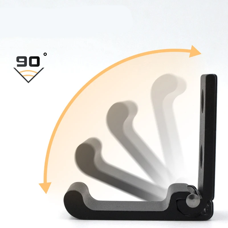 Складной крючок для одежды с круглой головкой креативный из сплава без отверстий