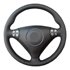 Оплетка для руля Mercedes Benz SLK-Class W170 W171 SLK чехол рулевого колеса автомобиля-2004 C230, натуральная кожа 2008