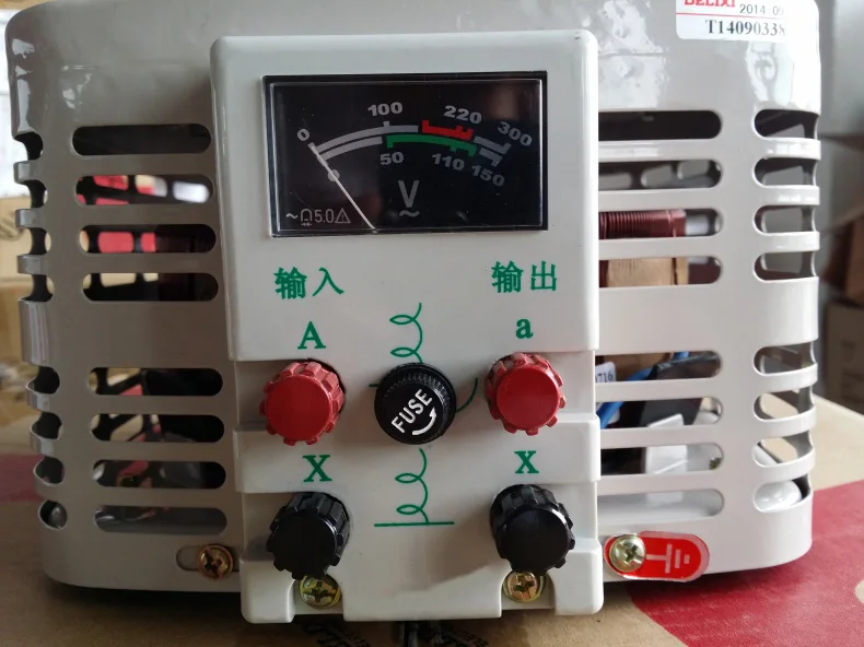 Однофазный регулятор напряжения вход 220 В 2000 Вт variac регулируемый TDGC2 2 кВА выход 0