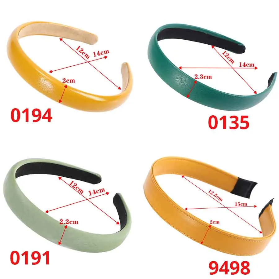 Ободок для волос Haimeikang модный ободок корейский стиль шикарный кожаный аксессуар