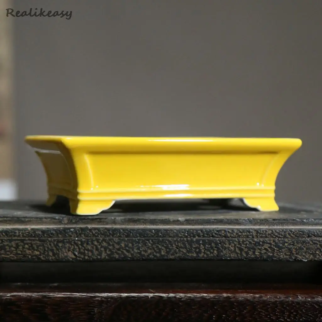 Пурпурные песочные цветочные горшки Керамические домашние настольные украшения