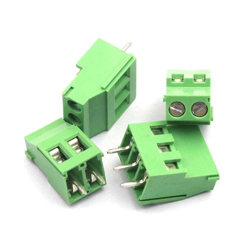 5pcs KF129 5.0MM 2P 3P 4P Terminal block spacing can be spliced ​​screw connector 300V / 25A |