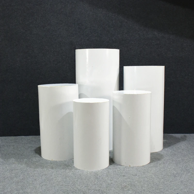 

Big Cylinder Pedestal Display Art Decor Plinths Pillars Cake Table for DIY Wedding Decoration Holiday