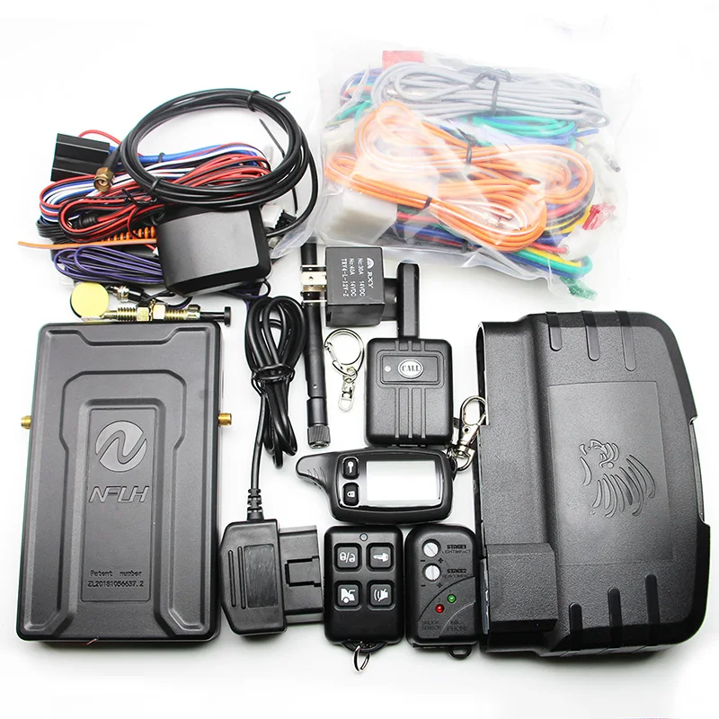 Русская версия TW9010 двухсторонняя Автомобильная сигнализация устройство