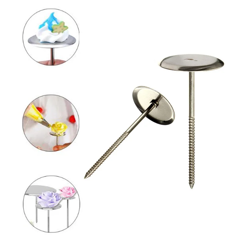 Игла для цветка торта из нержавеющей стали креативная палочка сделай сам