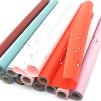 58cmx10m roll flower wrapping paper waterproof bouquet gift packaging material florist supplies party wedding decoration