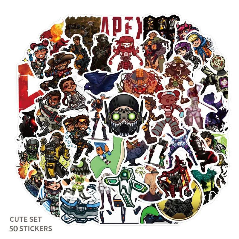 Apex Legends Octane стикер для игр с ножом-рептилией реквизит косплея ПВХ наклейка