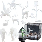 3D микро пейзаж мини смола заполнение шарм смола ювелирные изделия принадлежности силиконовая форма заполнение аксессуары для DIY смола ремесла