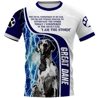 great dane 3d printed dog t shirts for women for men summer casual tees daily short sleeve lovely t shirts o neck dropshipping