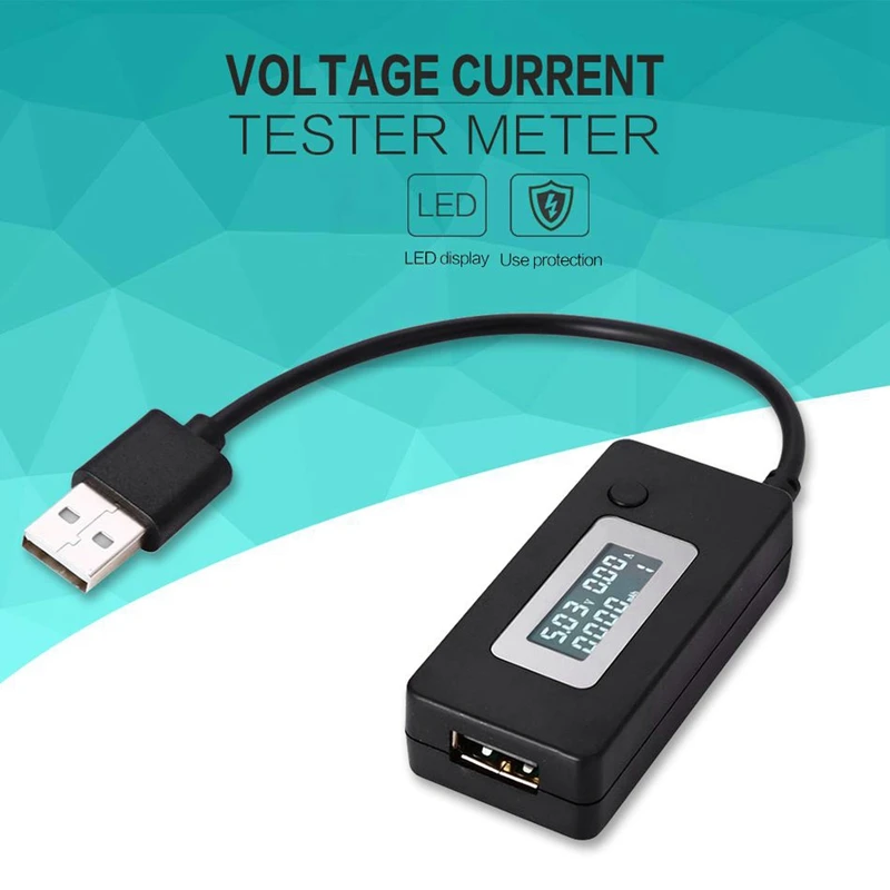 1 шт. ЖК детектор USB Вольтметр Амперметр тестер QC2.0 3 15 в и смарт ТВ пульт