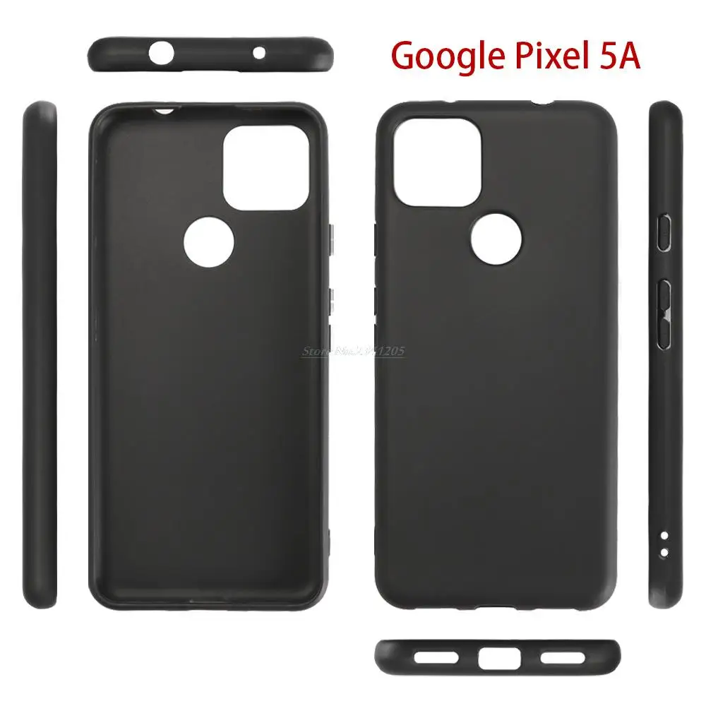 Anti-knock Soft Black TPU Case For Google Pixel 7 6 5 4 3 XL 3 Lite Pudding Silicon Case For Google Pixel 3A 4A 5A 5G Back Cover