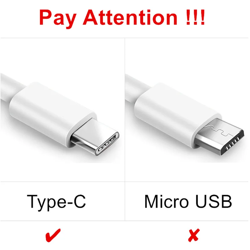 QC 3.0 Fast Phone Charger EU Plug For Xiaomi A2 A3 10 8 9 SE Redmi 8A Note 10 S 9T 8T 9 8 7 Pro Phone Power Type-c USB Cable