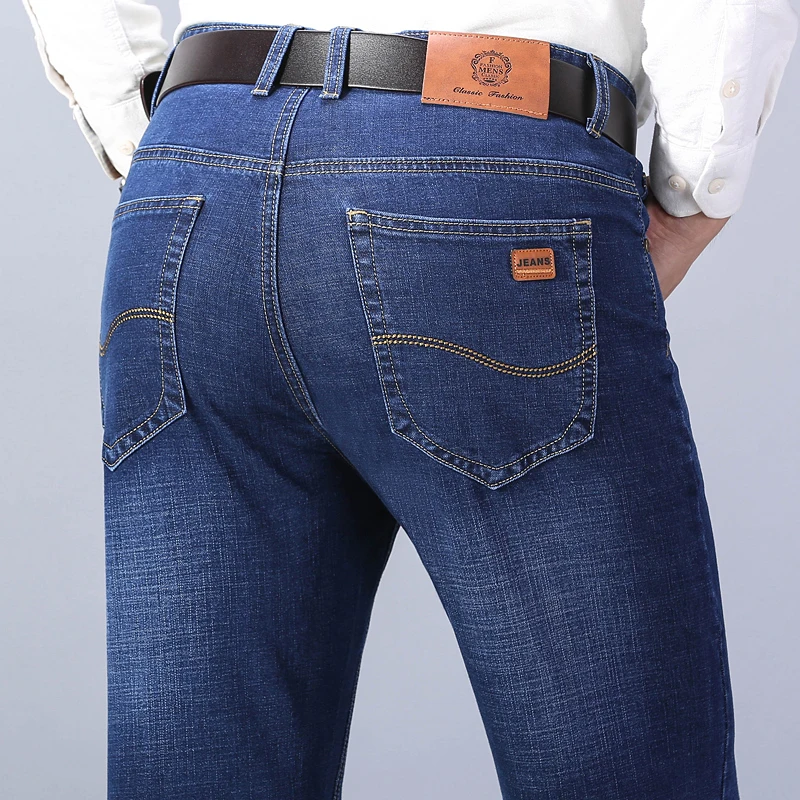 

Business Casual Male Baggy Jean cargo Denim Overalls Trousers Jeans for Men Wide Leg Oversize Men's Pants