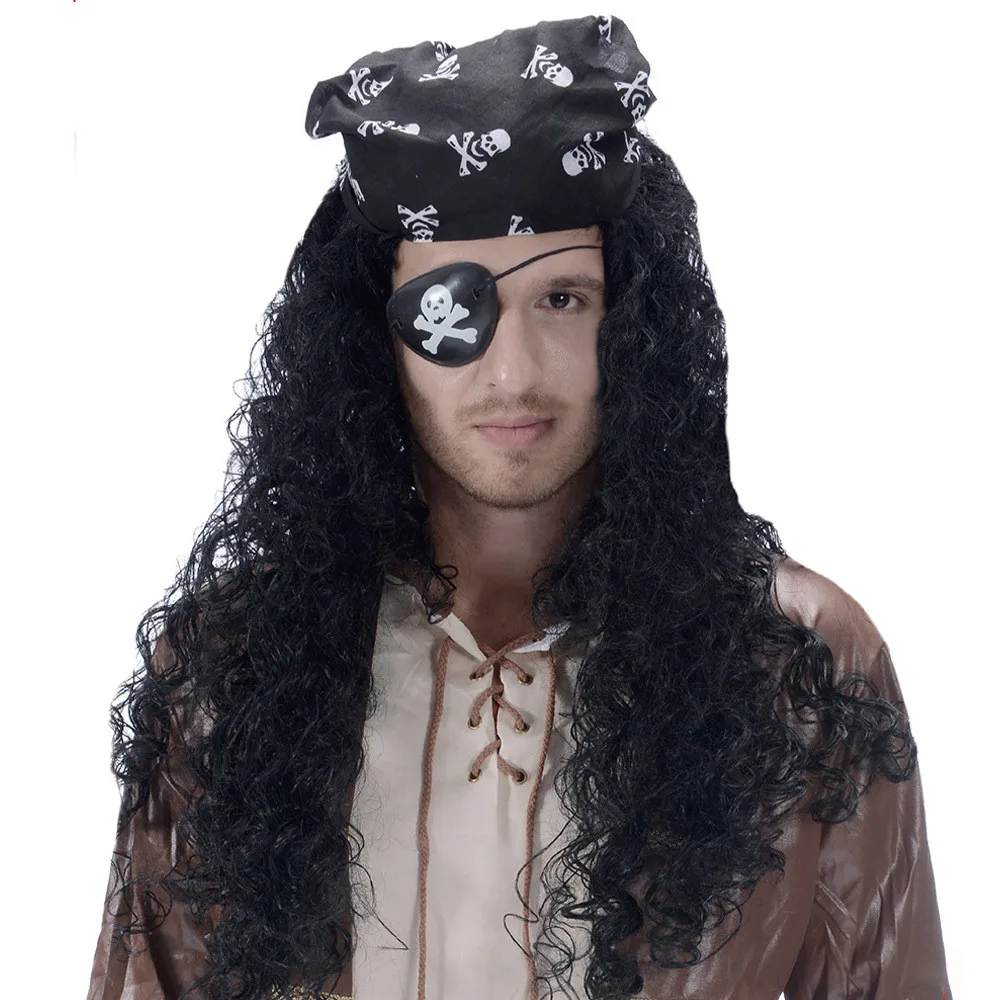 Косплэй пиратский парик карнавальный костюм на Хэллоуин вечерние взрослых