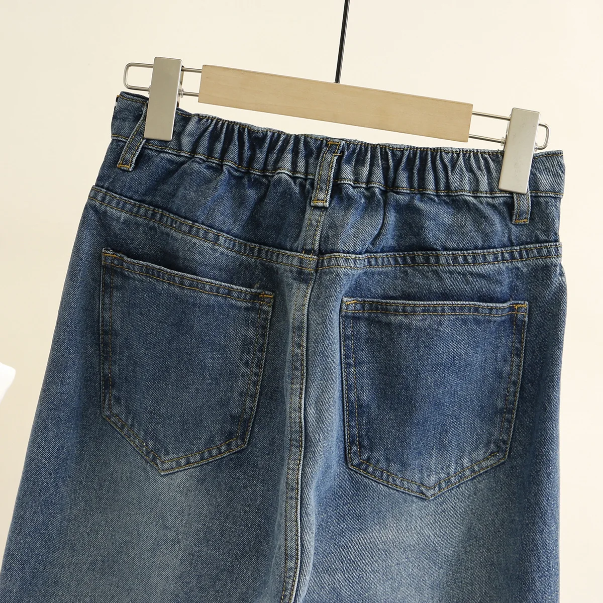 Women Spring Jeans Plus Size Wide leg Pants Woman Ankle Length Denim Vintage High Waist Vaqueros Mujer G6-93 | Женская одежда