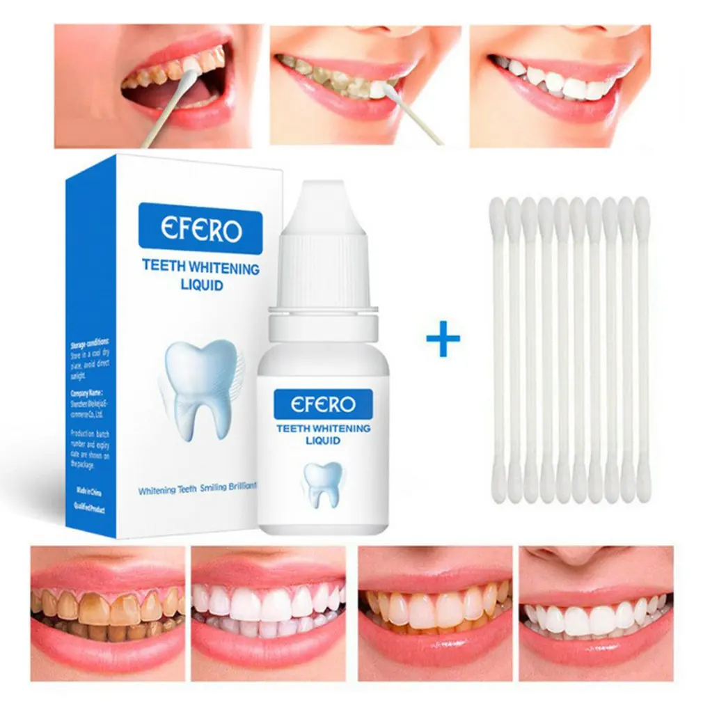 

10ml Teeth Whitening Serum Gel Dental Oral Hygiene Effective Remove Stains Plaque Teeth Cleaning Essence Dental Care Toothpaste