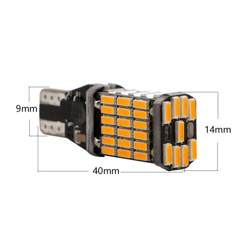 Светодиодсветодиодный автомобильная лампа T15 921 W16W 45 SMD 4014 дополнительная Canbus