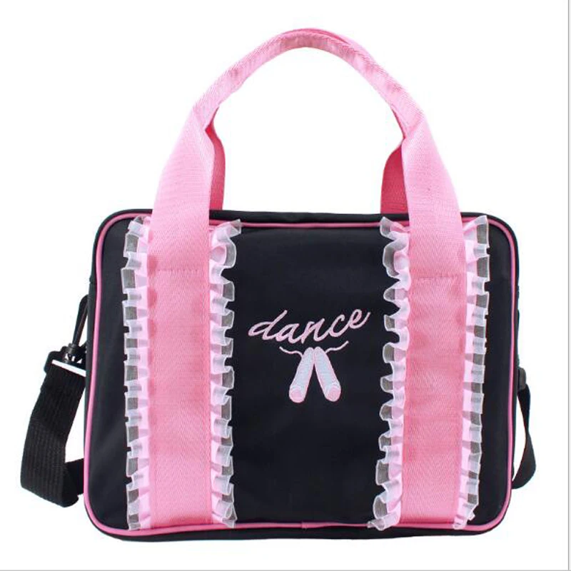 

Square Ballet Dance Bag Embroidery Dancing Shoes Lace Ballet Handbag Kids Message Shoulder Bag Girls / Women Dance Accessory