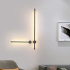 Минималистичный современный длинный светодиодный настенный светильник, лампа для гостиной, спальни, коридора, декоративное освещение, настенный монтаж