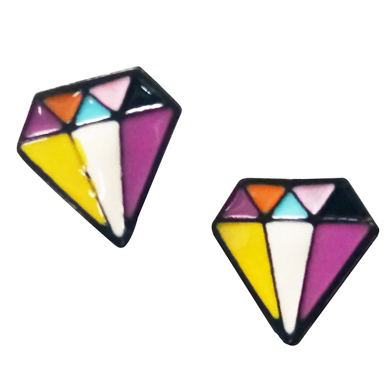 Простые геометрические серьги в Корейском стиле новый темперамент женская мода