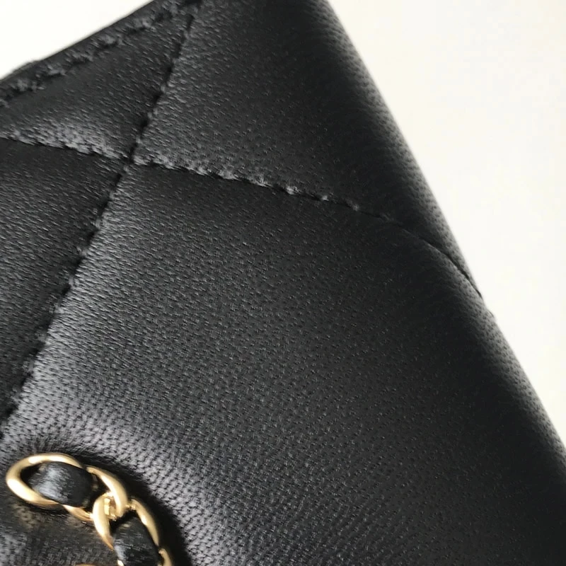 

Luxurious High Quality Custom Leather Card Holder For Women Solid Fashion Credit Card ID Card Holder Wallet Coin Purse Pouch