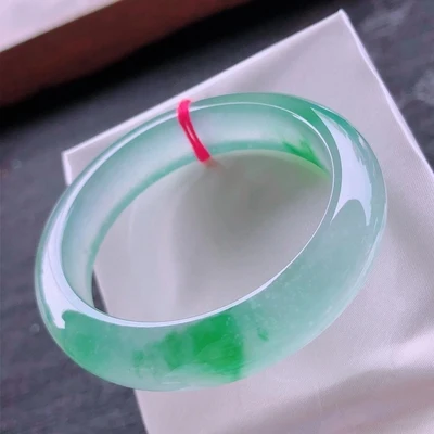 

Ювелирные изделия Zheru, браслет из натурального бирманского нефрита 54-64 мм, Элегантные украшения принцессы, лучший подарок для матери и девуш...