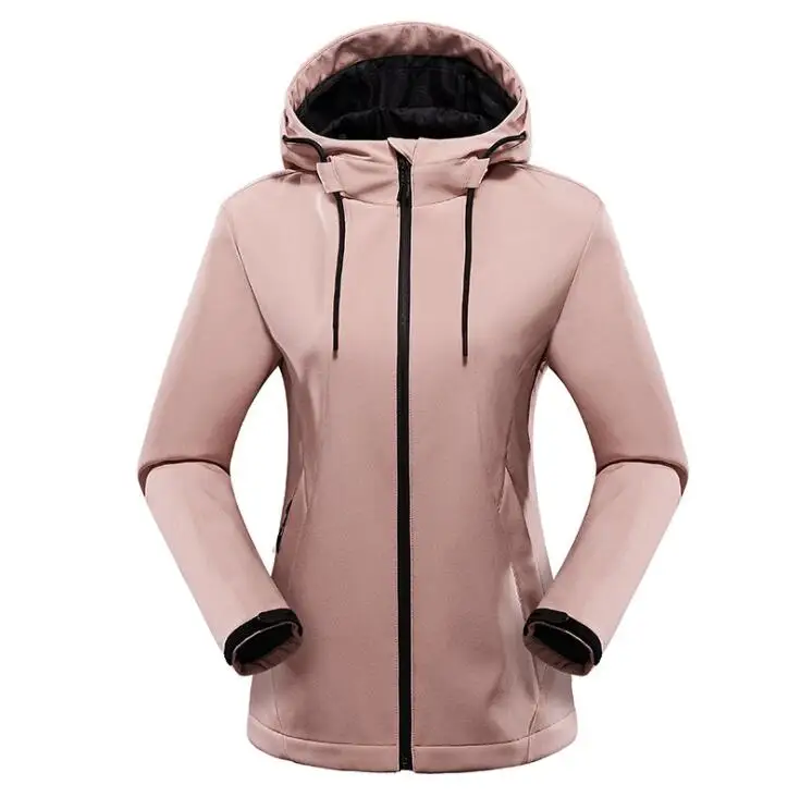 2021 Новый осень зима пеший Туризм мягкой оболочки куртка для женщин флис толстый