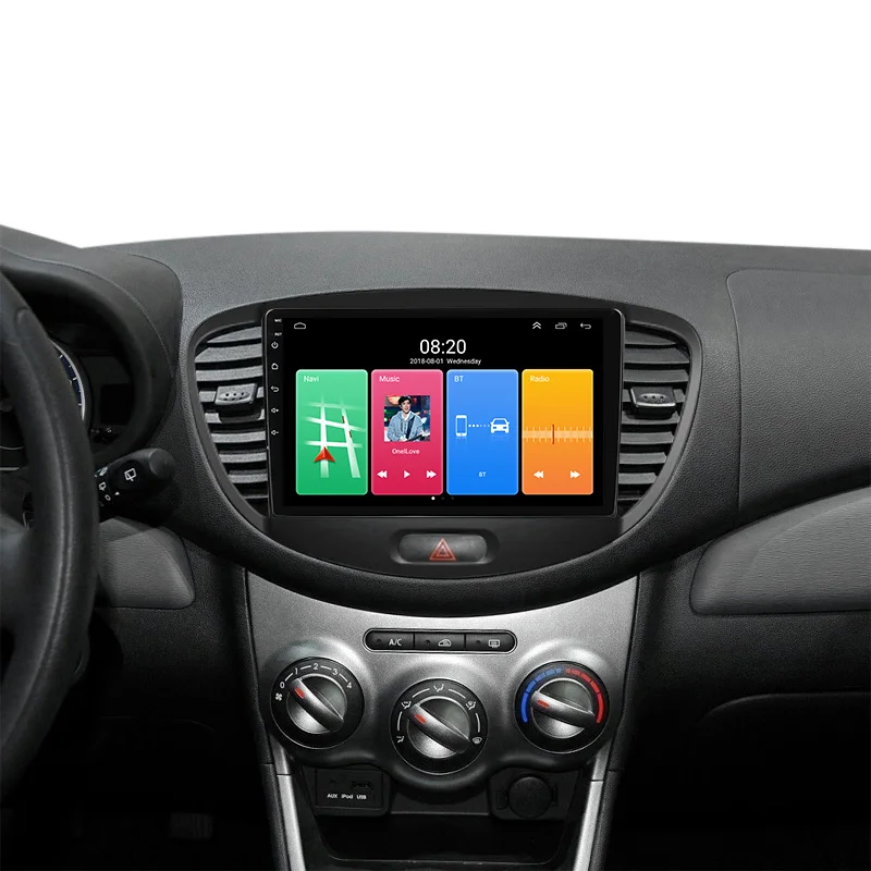 Автомагнитола для HYUNDAI I10 2007-2013 мультимедийный проигрыватель с высоким
