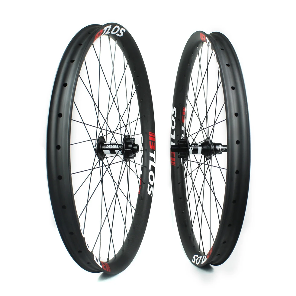 

29er Asymmetric plus bike carbon wheelset - WM-i39A-9 dt swiss