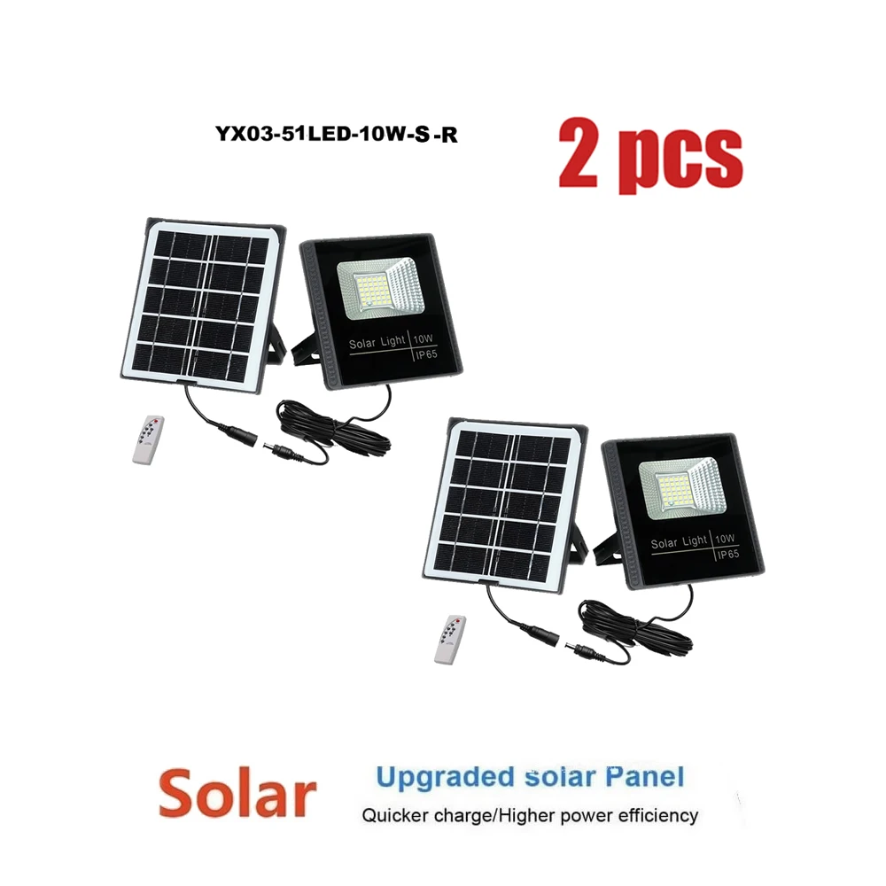 

2pcs Solar Lights Outdoor smart on at night Activated Separable Light for Garden Security Waterproof Wireless Wall Lamp seperabl