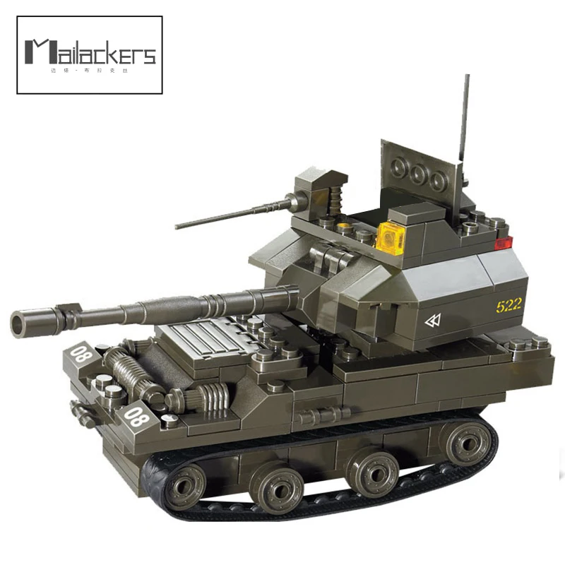 

Mailackers Laser T90 Tank Model Building Blocks Technical Military Toys for Boy Montessori Construction Kits Bricks Friends Gift