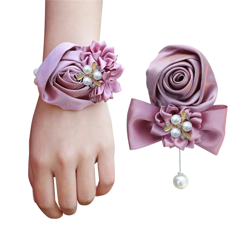 

Forest Wedding Supplies Groom Bridal Bridesmaid Wrist Corsage + Boutonnieres Romantic Boho Wedding Events Flowers 021