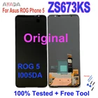 Оригинальный дисплей для ASUS ROG 5, ROG5, ROG Phone 5, ZS673KS, I005DA, ЖК-дисплей, сенсорный экран, запасные части для Asus ZS673KS
