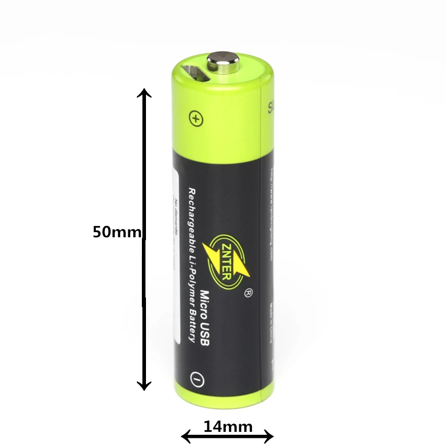 Горячая Распродажа 1 5 V AA перезаряжаемая батарея 1700mAh USB литий-полимерная Быстрая