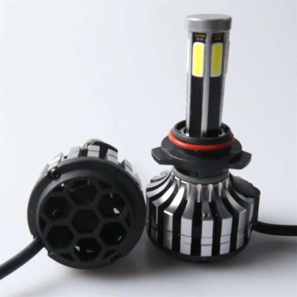 60 Вт 12000LM 6-боковые H7 светодиодный H4 H11 COB Противотуманные фары 9005/HB3 9006/HB4 9012 9004 9007 H13 H1 H3 880/H27 6000K 8000K 3000K светодиодные фары