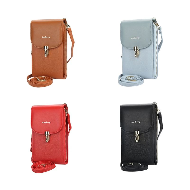 

Womens Crossbody Bag PU Leather Brief Hasp Flap Bag Multi-layer Phone Coin Card Purse Messenger Bag Fashion Ladies Shoulder Bag