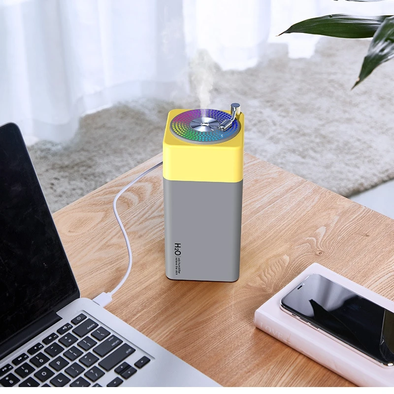 Увлажнитель воздуха ультразвуковой 350 мл USB с Led-лампой |