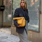 Модная женская сумка, дизайнерская брендовая стеганая мягкая сумка из губки на одно плечо, Женская Новая повседневная универсальная сумка 2021