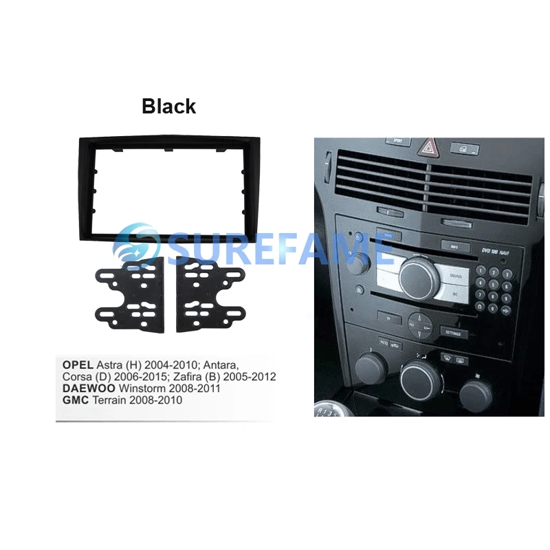 Двойная Din Facia для Opel Astra Antara Corsa Zafira радио DVD стерео CD панель комплект приборной