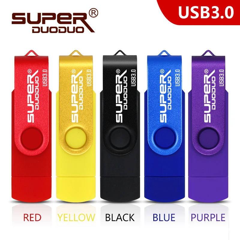 Флеш накопитель USB 100% OTG 3 0 ГБ 64 32 16 ГБ|USB флэш-накопители| |