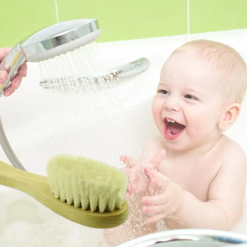 Детская расческа для волос щетка животных деревянная ручка массажер головы