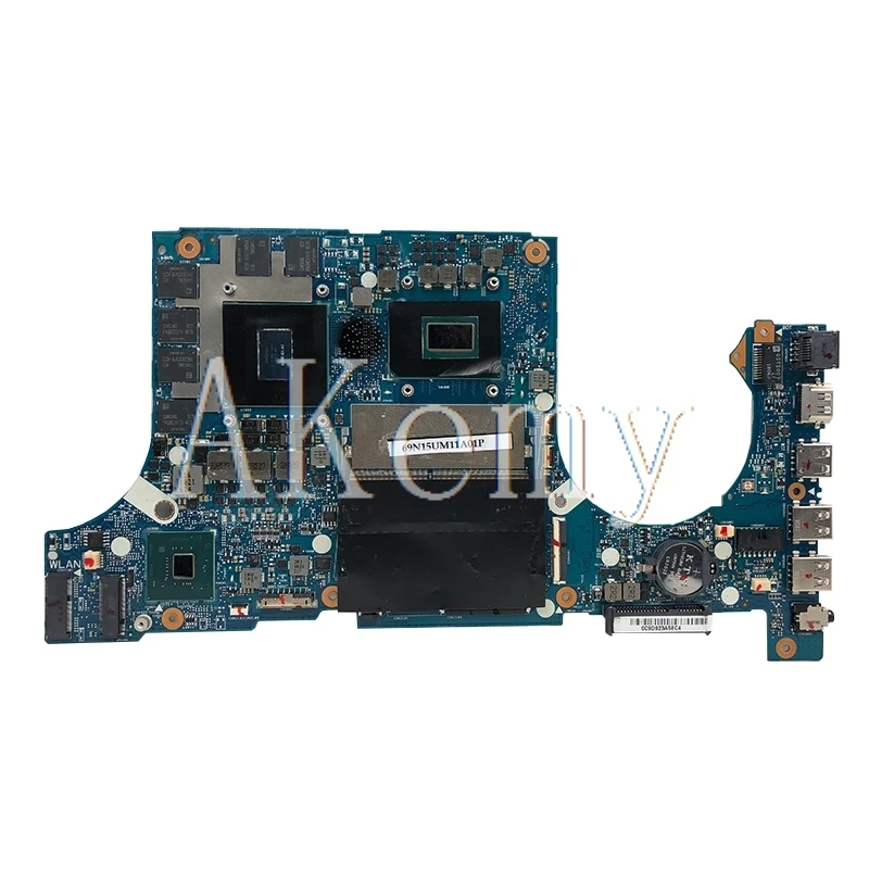 Kaufen Akemy FX505GM Motherboard Für For Asus TUF Gaming FX505G FX505GM 15,6 Zoll Mainboard Original Motherboard I7-8750H GTX1060/6 GB GDDR5