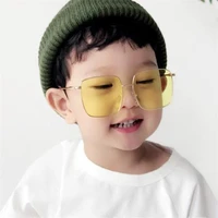 hkna vintage square children sunglasses brand designer sun glasses children small glasses for girlboy retro oculos de sol uv400