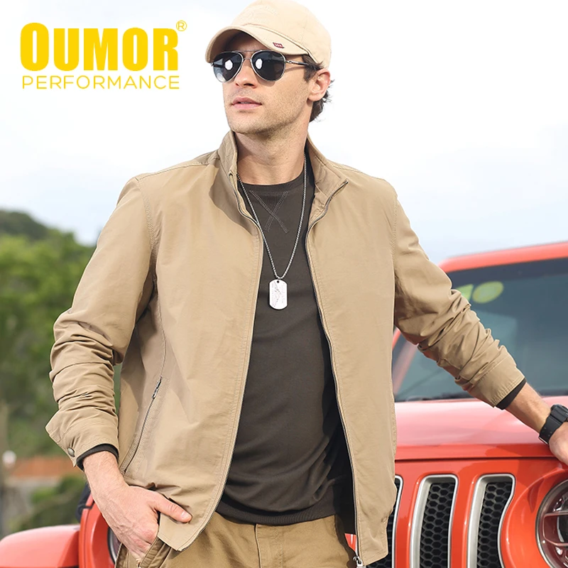 Мужская Осенняя Повседневная хлопковая куртка Oumor теплый жакет для мужчин