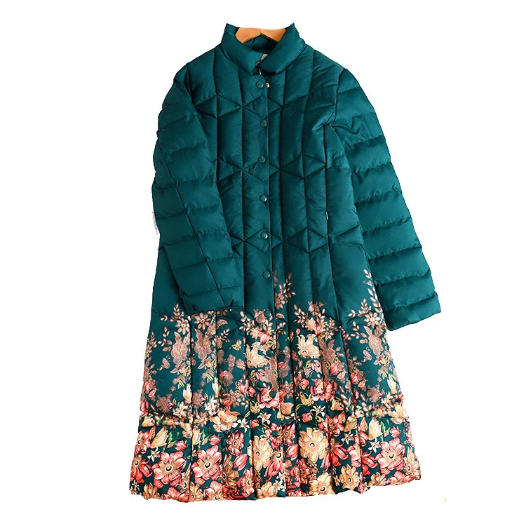 Женский пуховик из хлопка Женская куртка Корейская теплая парка зимнее пальто