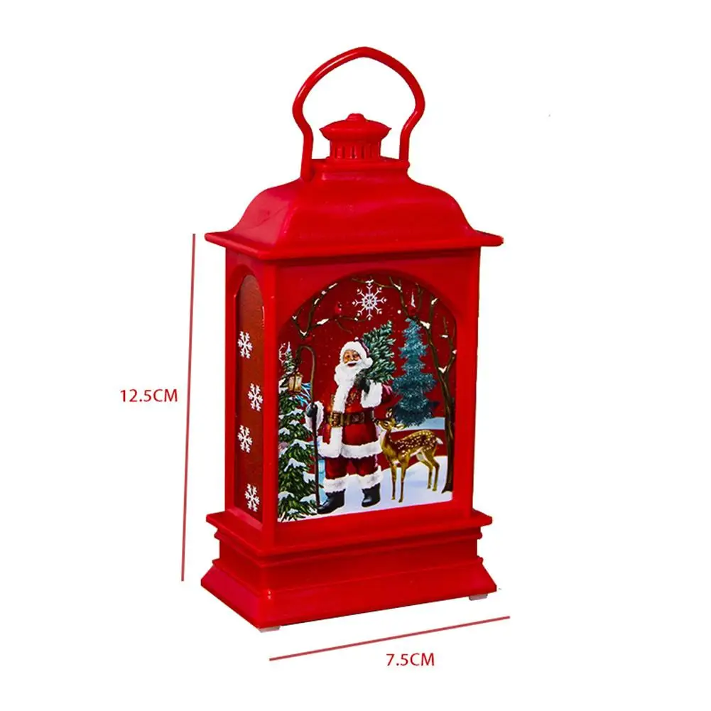

Christmas LED Night Light Snowman Santa Candle Tea Light Elk Table Lamp Christmas Tree Pendant Party Hanging Lantern Home Decor