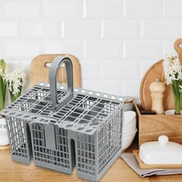 plastic dishwasher basket universal cutlery storage box multifunctional dish storage holder kitchen supplies accessories