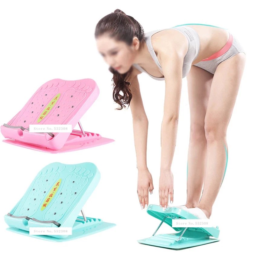 

Yoga Stretch Board Device Foot Massage Pedal Rocker Stretching Plate Bar Stool Tendon Tensioner Calf Stretcher Joint Corrector