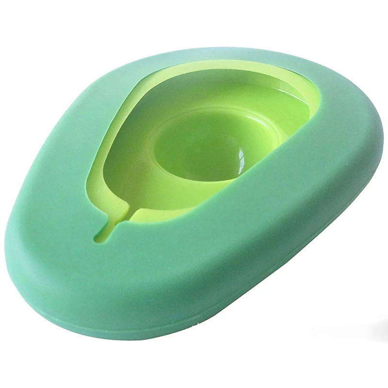 

2 Pcs Creative Silicone Avocado Fresh-keeping Cover Portable Fruit Preservation Seal Cover Fresh Keeping Kitchen Tools Gadgets